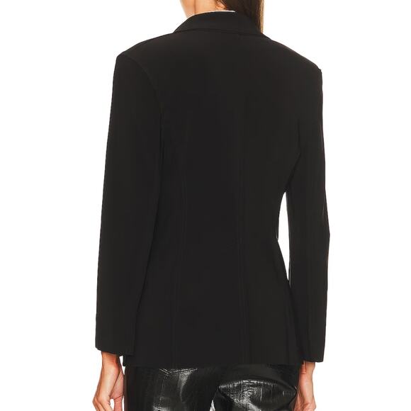 Norma Kamali Classic Single Breasted Jacket ⁦Black Blazer - Picture 10 of 10